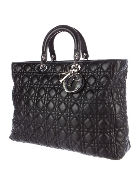 dior shopper schwarz|christian dior shopping tote.